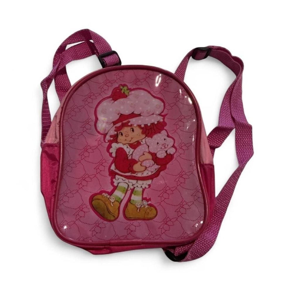 Strawberry Shortcake Mini Backpack Kids OS Pink New 2007 Y2K Character Bag